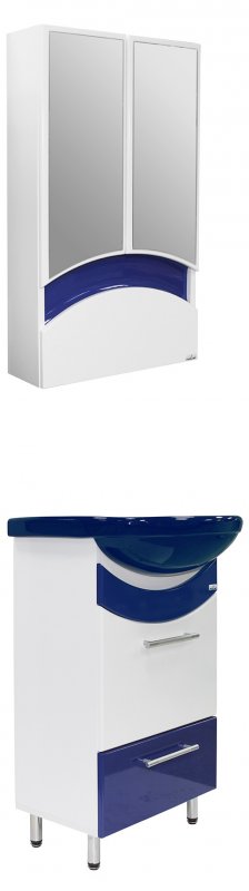 Mixline Мебель для ванной Радуга 52 синяя