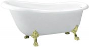 BelBagno Акриловая ванна BB04-ORO, ножки BB-LEG-EAGLE-ORO