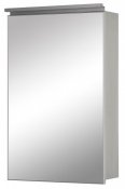 De Aqua Зеркало-шкаф для ванной Алюминиум 50 (AL 501 050 S) серебро