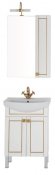 Aquanet Мебель для ванной &quot;Честер 60&quot; белый/золото (186335)
