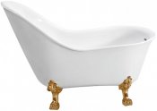 BelBagno Акриловая ванна BB08-ORO, ножки BB-LEG-EAGLE-ORO