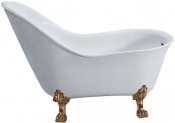 BelBagno Акриловая ванна BB08-BRN, ножки BB-LEG-EAGLE-BRN