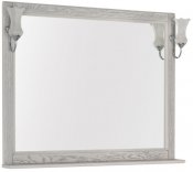 Aquanet Зеркало для ванной Тесса 105 жасмин/серебро