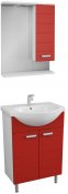 Merkana Мебель для ванной комнаты Таис 60 R красная