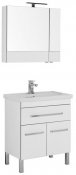 Aquanet Мебель для ванной &quot;Сиена 70&quot; белая напольная (196500)