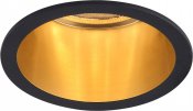 Feron Светильник встраиваемый DL6003 потолочный MR16 G5.3 черный/золото