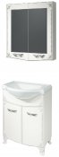 Какса-а Мебель для ванной Классик-Д 65 белый/серебро