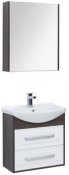 Aquanet Мебель для ванной Остин 65 белая/дуб кантербери