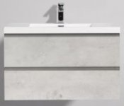 BelBagno Тумба с раковиной LUCE 1000 Stucco Cemento Leggero