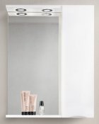 BelBagno Зеркало-шкаф MARINO-SPC-600/750-1A-BL-P-R Bianco Lucido