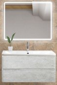 BelBagno Мебель для ванной ALBANO 900 Cemento Verona Grigio, BTN