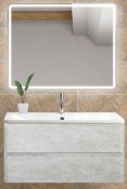 BelBagno Мебель для ванной ALBANO 1000 Cemento Verona Grigio, BTN