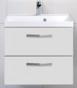 BelBagno Тумба с раковиной AURORA 600 Bianco Opaco