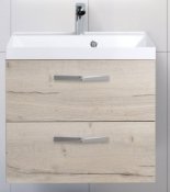 BelBagno Тумба с раковиной AURORA 600 Rovere Galifax Bianco