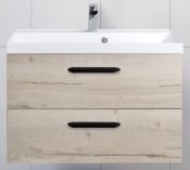 BelBagno Тумба с раковиной AURORA 800 Rovere Galifax Bianco