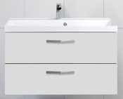 BelBagno Тумба с раковиной AURORA 900 Bianco Opaco, ручки хром