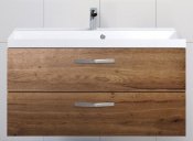 BelBagno Тумба с раковиной AURORA 1000 Rovere Tabacco, ручки хром