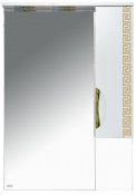 Misty Зеркало-шкаф Престиж 60 R белый/золотая патина