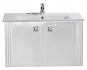 BelBagno Тумба с раковиной ATRIA 850 Bianco Laccato Lucido, дверцы