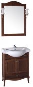ASB-Woodline Мебель для ванной Салерно 65 антикварный орех, массив ясеня
