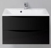 BelBagno Тумба с раковиной MARINO 800 Nero Lucido