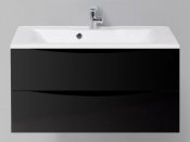 BelBagno Тумба с раковиной MARINO 900 Nero Lucido