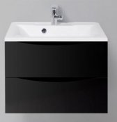 BelBagno Тумба для умывальника MARINO 650 Nero Lucido