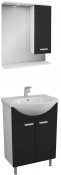 Merkana Мебель для ванной комнаты Таис 60 R черная