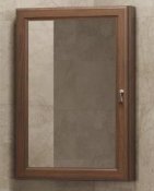 Opadiris Зеркало-шкаф для ванной Клио 45 L орех антикварный