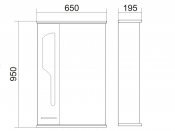 ASB-Woodline Раковина Оскар 650