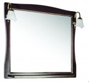 ASB-Woodline Зеркало для ванной Модена 85 орех, массив ясеня