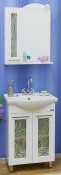 Sanflor Мебель для ванной Валлетта 60 L зеркальный узор