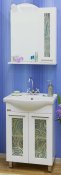 Sanflor Мебель для ванной Валлетта 60 R зеркальный узор