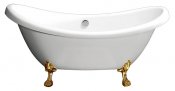 BelBagno Акриловая ванна BB05-ORO, ножки BB-LEG-LION-ORO