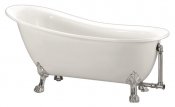 BelBagno Акриловая ванна BB06-1700-CRM, ножки BB-LEG-EAGLE-CRM