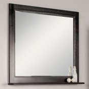 Акватон Зеркало для ванной &quot;Жерона 105&quot; черное серебро