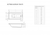 Excellent Акриловая ванна Aurum Hydro+ 170x70