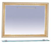 Misty Зеркало для ванной Fresko 120 белое краколет