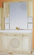 Misty Мебель для ванной Olimpia Lux 105 бежевая патина