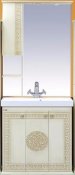 Misty Мебель для ванной Olimpia Lux 90 L бежевая патина