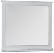 Aquanet Зеркало Валенса 110 белый краколет/серебро (180149)