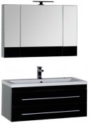 Aquanet Мебель для ванной Верона 100 черная подвесная (230319)