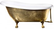 BelBagno Акриловая ванна BB04-ORO/BIA, ножки BB-LEG-EAGLE-ORO