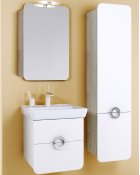 Aqwella Мебель для ванной Аликанте 55 с зеркальным шкафом