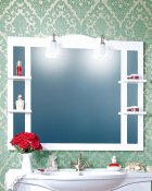 Бриклаер Зеркало для ванной Анна 120 белое