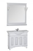 Aquanet Мебель для ванной Валенса 110 белый краколет/серебро (180448)