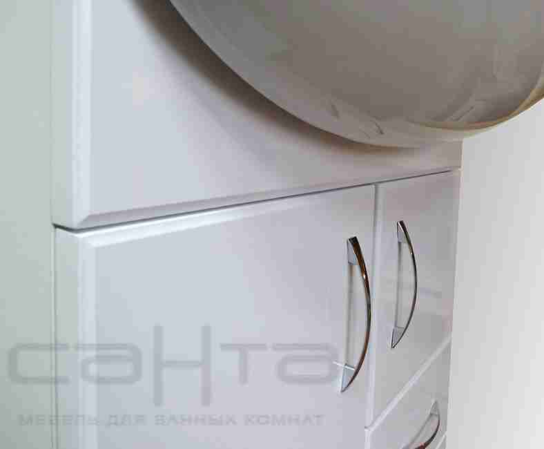 СанТа Мебель для ванной Сити Волна 60 R с ящиками