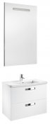 Roca Мебель для ванной Gap 80 белый глянец, зеркало
