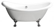 BelBagno Акриловая ванна BB05-CRM, ножки BB-LEG-LION-CRM