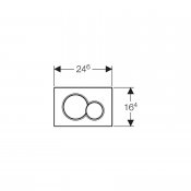 Geberit Кнопка смыва Sigma 01 115.770.11.5